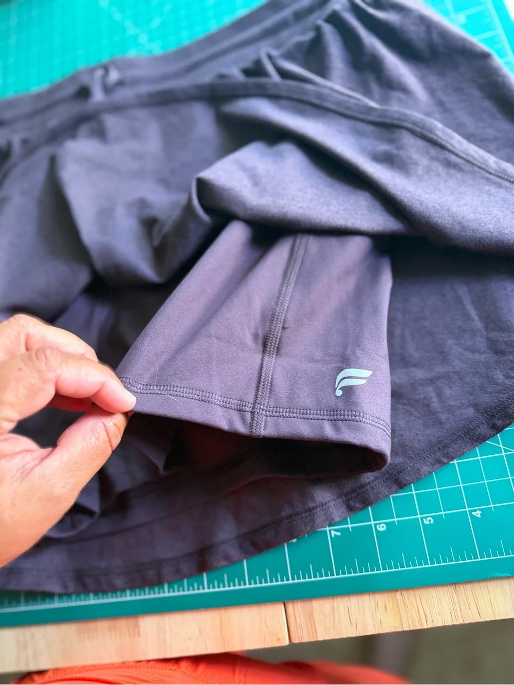 Fabletics Dusty purple Drawstring skirt / skort